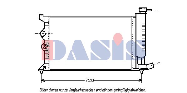 AKS DASIS Radiators, Motora dzesēšanas sistēma 160230N